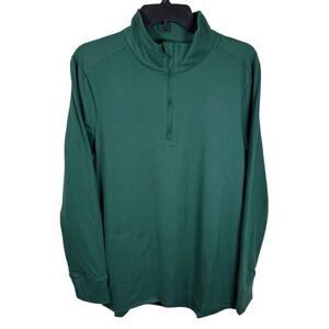 NWT feat Hunter Green Unisex  Quarter-Zip Pullover Size Medium